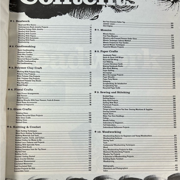 Craft Wisdom & Know-How HUGE 14X10 softcover book Instructions for many crafts - Picture 12 of 16